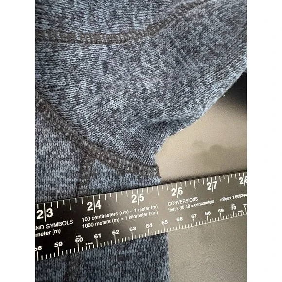 Eddie Bauer Men's Size 2XL Blue Pullover Sweater Quarter Zip Knit Sweatshirt - Picture 5 of 7